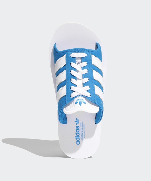 adidas（アディダス）の「ガゼル ビーチ スライド / Gazelle Beach Slides サンダル / アディダスオリジナルス adidas Originals（サンダル・レディース・ベージュ/ホワイト/グリーン/レッド/ブルー/ブラック×ホワイト/ブラック/ピンク/グリーン×ピンク・22.5cm/23.5cm/24.5cm/25.5cm/26.5cm/27.5cm/28.5cm/29.5cm/30.5cm）」の19枚目の写真