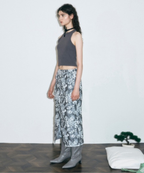 musubore（ムスボレ）の「inside jacqard ribbon SK / ジャガード