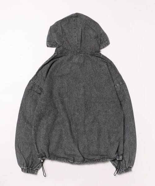 repipi armario(レピピ アルマリオ)の「デニムフードマンパ(マウンテンパーカー・キッズ・ブラック/ブルー・SMALL/LARGE/MEDIUM)」の18枚目の写真