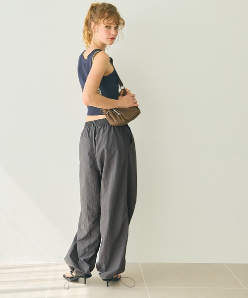 coca(coca)(コカ)の「【WEB限定】ナイロンパラシュートパンツ(その他パンツ・レディース・チャコール/ブラック/ライトブルー/ライトグリーン/ライトベージュ・L/M/S)」の19枚目の写真