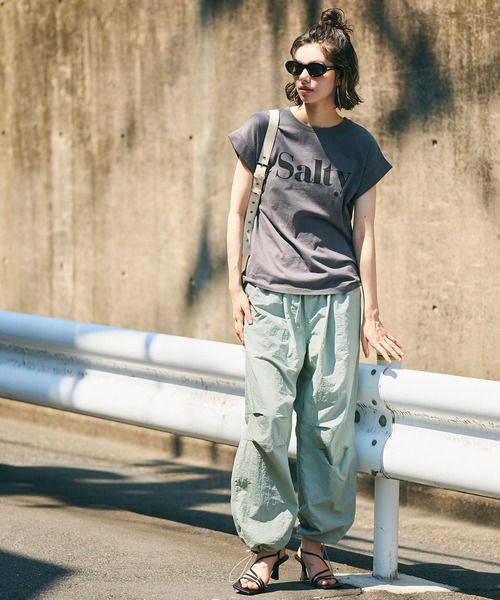 coca(coca)(コカ)の「【WEB限定】ナイロンパラシュートパンツ(その他パンツ・レディース・チャコール/ブラック/ライトブルー/ライトグリーン/ライトベージュ・L/M/S)」の22枚目の写真