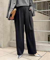 NOLLEY’S Sophi | ウォッシャブルダブルクロスサテンイージーワイドパンツ(その他パンツ)