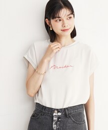 THE SHOP TK （ザ ショップ ティーケー ）の「リブ付きフハクTee（Tシャツ/カットソー）」