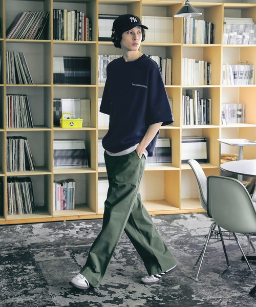 Bleme（ブレム）の「刺繍ロゴ リラクシー スウェットTシャツ （ドローコード付き）（Tシャツ/カットソー・メンズ・グレー/ネイビー/レッド・L/M/S/XL）」の19枚目の写真