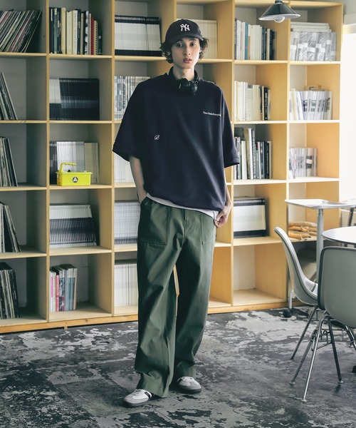 Bleme（ブレム）の「刺繍ロゴ リラクシー スウェットTシャツ （ドローコード付き）（Tシャツ/カットソー・メンズ・グレー/ネイビー/レッド・L/M/S/XL）」の15枚目の写真