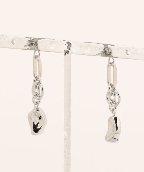 LE'RURE（リルアー）の「Meteorite drop pierce（ピアス（両耳用）・レディース・シルバー/ゴールド・FREE）」の3枚目の写真