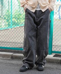 WEGO | WEGO/【24年秋冬新作】ワーカーズダブルニーパンツ(デニムパンツ)
