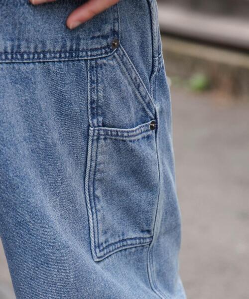 WEGO(ウィゴー)の「WEGO/ワーカーズダブルニーパンツ(デニムパンツ・メンズ・ブラウン/ブラック/スカイブルー/ブラック系その他・MEDIUM/SMALL/LARGE)」の20枚目の写真