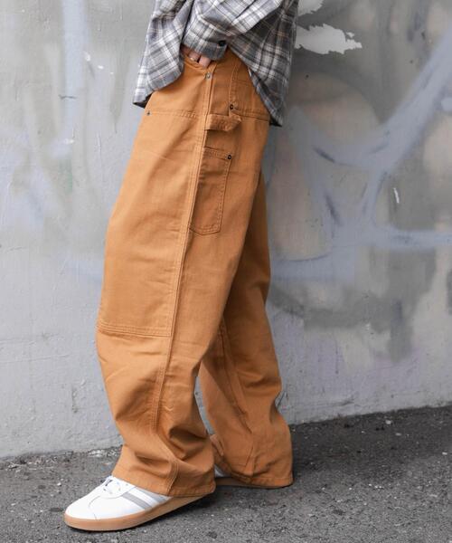WEGO(ウィゴー)の「WEGO/ワーカーズダブルニーパンツ(デニムパンツ・メンズ・ブラウン/ブラック/スカイブルー/ブラック系その他・MEDIUM/SMALL/LARGE)」の11枚目の写真