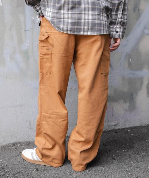 WEGO(ウィゴー)の「WEGO/ワーカーズダブルニーパンツ(デニムパンツ・メンズ・ブラウン/ブラック/スカイブルー/ブラック系その他・MEDIUM/SMALL/LARGE)」の10枚目の写真