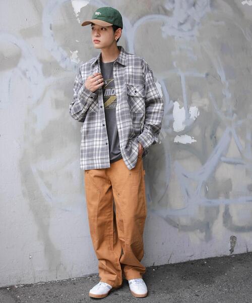 WEGO(ウィゴー)の「WEGO/ワーカーズダブルニーパンツ(デニムパンツ・メンズ・ブラウン/ブラック/スカイブルー/ブラック系その他・MEDIUM/SMALL/LARGE)」の8枚目の写真