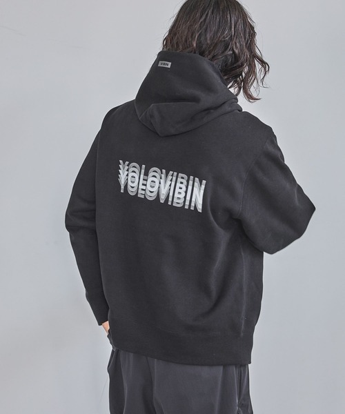 HEREIAM（ヘレイアム）の「【HEREIAM】ユニセックス/ワッペンロゴ裏起毛フーディー（パーカー・レディース・モスグリーン/ブラック/ヘザーグレー/バイオレット・MEDIUM/LARGE）」の20枚目の写真