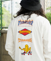 THRASHER スラッシャー バックプリントロンT