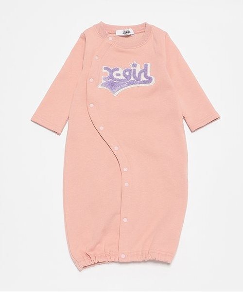 ロゴサガラ刺繍2WAYオール（ロンパース）｜X-girl Stages（エックスガールステージス）