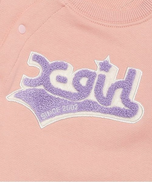 ロゴサガラ刺繍2WAYオール（ロンパース）｜X-girl Stages（エックスガールステージス）