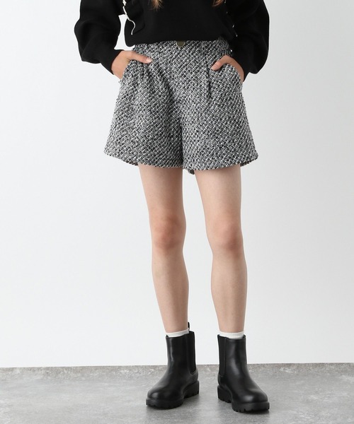 GLOBAL WORK(グローバルワーク)の「ツイードショートパンツ/142646(その他パンツ・キッズ・ブラック/ホワイト・120cm/130cm/140cm/150cm/160cm)」の19枚目の写真