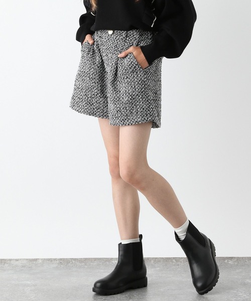 GLOBAL WORK(グローバルワーク)の「ツイードショートパンツ/142646(その他パンツ・キッズ・ブラック/ホワイト・120cm/130cm/140cm/150cm/160cm)」の18枚目の写真