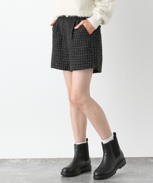 GLOBAL WORK(グローバルワーク)の「ツイードショートパンツ/142646(その他パンツ・キッズ・ブラック/ホワイト・120cm/130cm/140cm/150cm/160cm)」の13枚目の写真