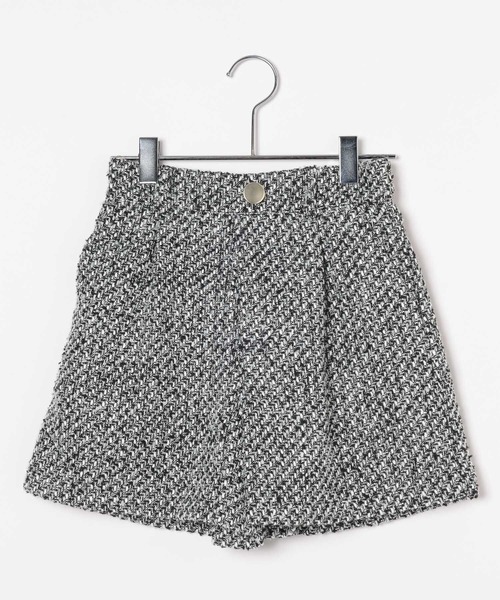 GLOBAL WORK(グローバルワーク)の「ツイードショートパンツ/142646(その他パンツ・キッズ・ブラック/ホワイト・120cm/130cm/140cm/150cm/160cm)」の12枚目の写真