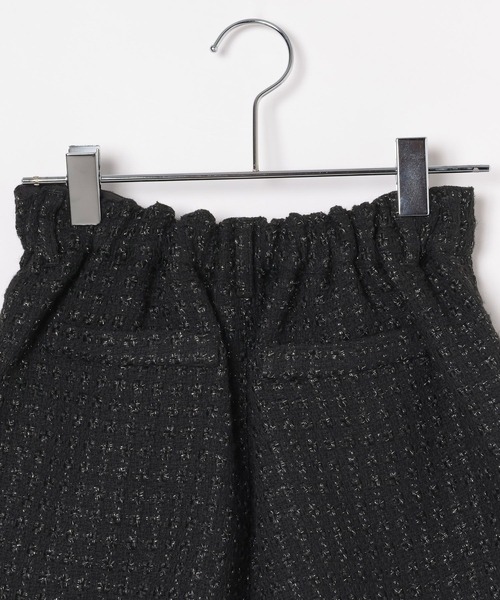 GLOBAL WORK(グローバルワーク)の「ツイードショートパンツ/142646(その他パンツ・キッズ・ブラック/ホワイト・120cm/130cm/140cm/150cm/160cm)」の6枚目の写真