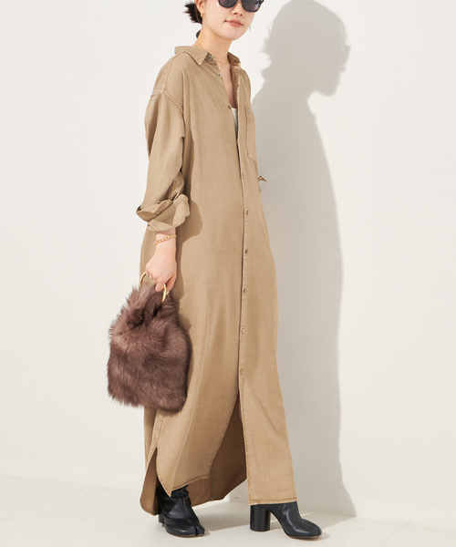 セール】SOFT MILI SHIRT ワンピース（ワンピース）｜Plage