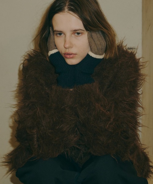 Libra Cue（リブラ キュー）の「シャギーニットオーバーカーディガン（カーディガン/ボレロ・レディース・アイボリー/ピンク/ブラウン・FREE）」の16枚目の写真