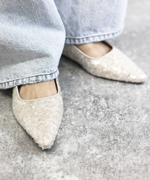 ポインテッドフラットパンプス / Pointed Flat Pumps（パンプス