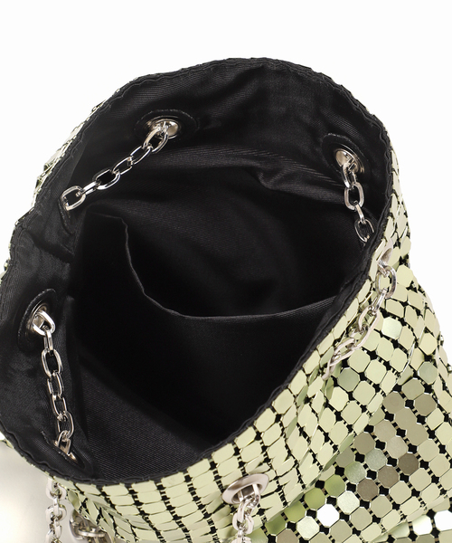 LE TALON（ルタロン）の「LE TALON 8メタルチェーンバッグ（ハンドバッグ・レディース・グリーン/シルバー・FREE）」の16枚目の写真