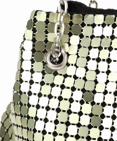 LE TALON（ルタロン）の「LE TALON 8メタルチェーンバッグ（ハンドバッグ・レディース・グリーン/シルバー・FREE）」の13枚目の写真