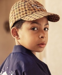 mini rodini / 千鳥格子ドッグキャップ