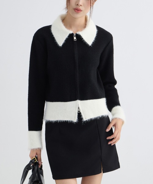 anewトップス白と黒♡2枚まとめました adidas originals アディダスオリジナルス フェイクモヘヤ クラシック