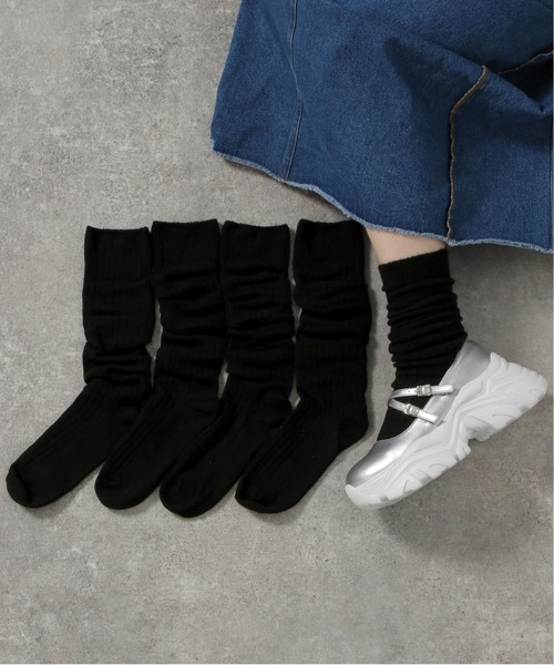 5足セット】ロングルーズソックス / 226099（ソックス/靴下）｜LAKOLE