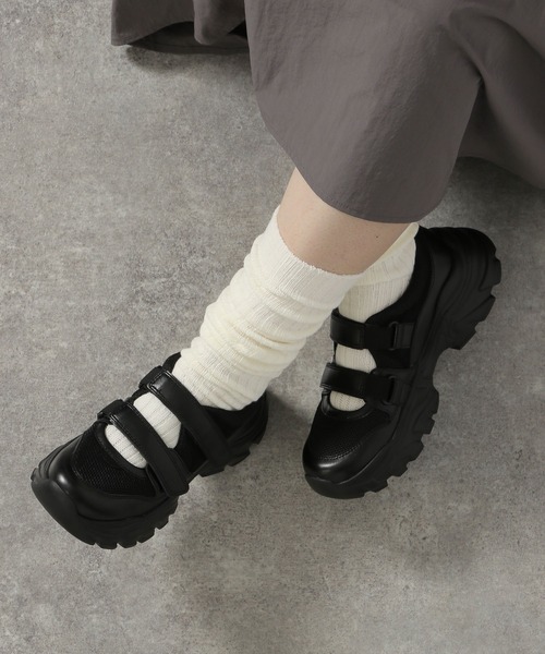 LAKOLE(ラコレ)の「【5足セット】ロングルーズソックス / 226099(ソックス/靴下・レディース・ブラック/ライトグレー/オフホワイト・FREE)」の8枚目の写真