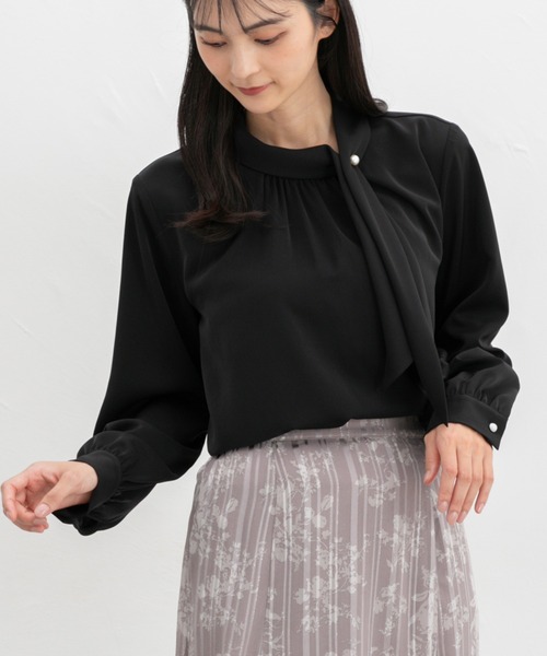 アシメボウタイブラウス（シャツ/ブラウス）｜Honeys（ハニーズ）の