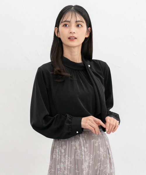 アシメボウタイブラウス（シャツ/ブラウス）｜Honeys（ハニーズ）の