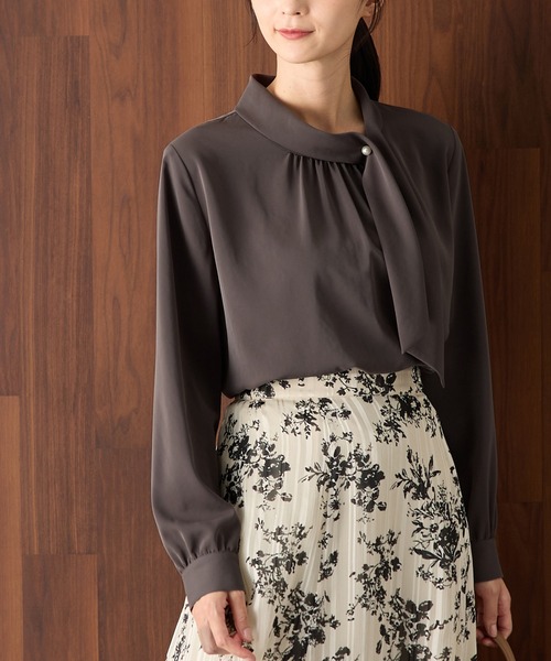 アシメボウタイブラウス（シャツ/ブラウス）｜Honeys（ハニーズ）の