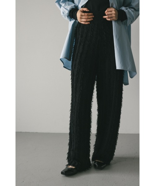 【セール】フリンジドライニットパンツ（その他パンツ）｜STYLEMIXER（スタイルミキサー）
