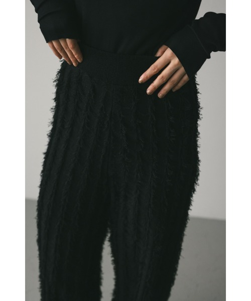 【セール】フリンジドライニットパンツ（その他パンツ）｜STYLEMIXER（スタイルミキサー）