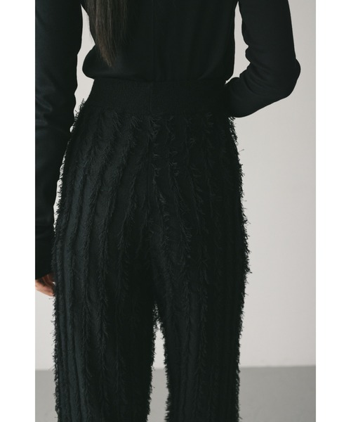 【セール】フリンジドライニットパンツ（その他パンツ）｜STYLEMIXER（スタイルミキサー）