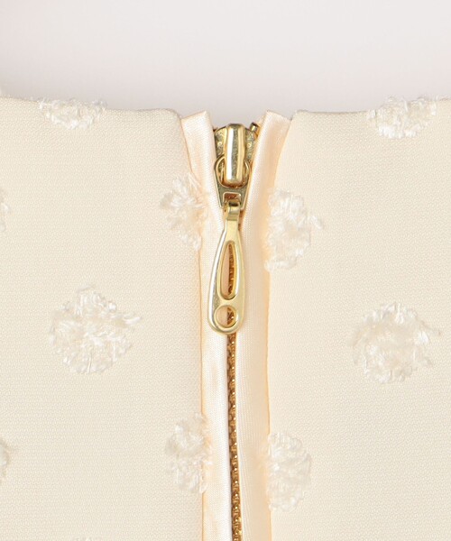 セール】ドットカットジャガードペプラムブラウス（シャツ/ブラウス