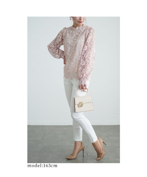 ペイズリーレーストップス（シャツ/ブラウス）｜Sawa a la mode（サワアラモード）