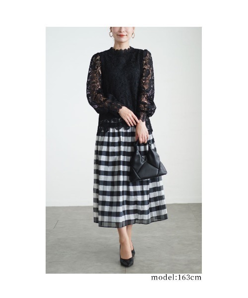 ペイズリーレーストップス（シャツ/ブラウス）｜Sawa a la mode（サワアラモード）