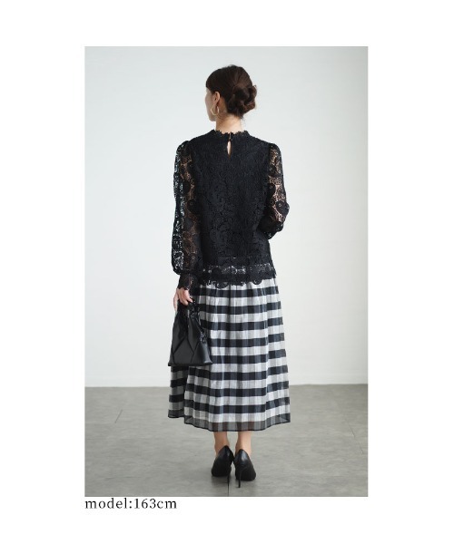 ペイズリーレーストップス（シャツ/ブラウス）｜Sawa a la mode（サワアラモード）