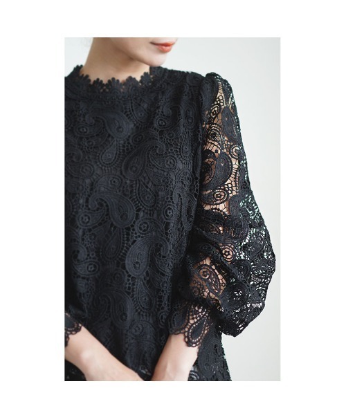 ペイズリーレーストップス（シャツ/ブラウス）｜Sawa a la mode（サワアラモード）