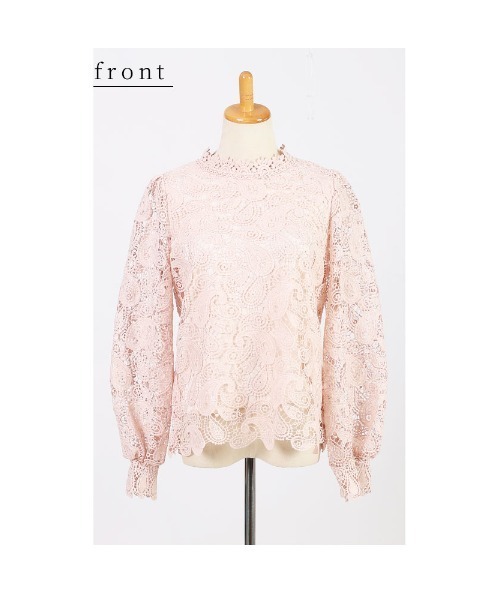 ペイズリーレーストップス（シャツ/ブラウス）｜Sawa a la mode（サワアラモード）