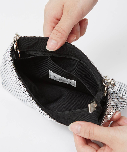 soeur（スール）の「●SOEUR/メタルミニポシェット（トートバッグ・レディース・シルバー/ゴールド・フリー）」の15枚目の写真