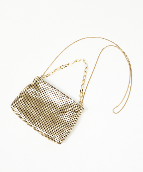 soeur（スール）の「●SOEUR/メタルミニポシェット（トートバッグ・レディース・シルバー/ゴールド・フリー）」の19枚目の写真