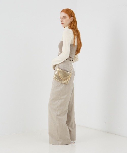 soeur（スール）の「●SOEUR/メタルミニポシェット（トートバッグ・レディース・シルバー/ゴールド・フリー）」の4枚目の写真