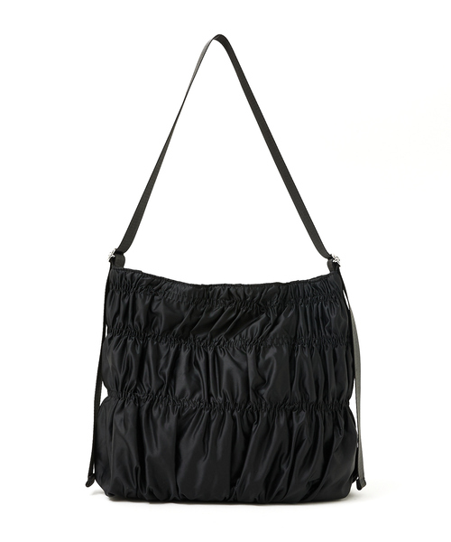 soeur（スール）の「●SOEUR/シャーリングテープショルダー（トートバッグ・レディース・ベージュ/ライトグレー/ブラック・フリー）」の14枚目の写真