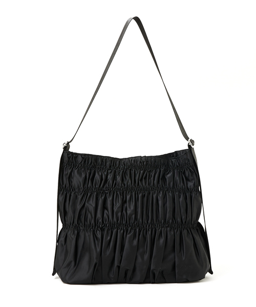 soeur（スール）の「●SOEUR/シャーリングテープショルダー（トートバッグ・レディース・ベージュ/ライトグレー/ブラック・フリー）」の16枚目の写真